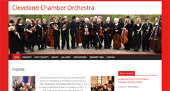 Desktop Screenshot of clevelandchamberorchestra.co.uk